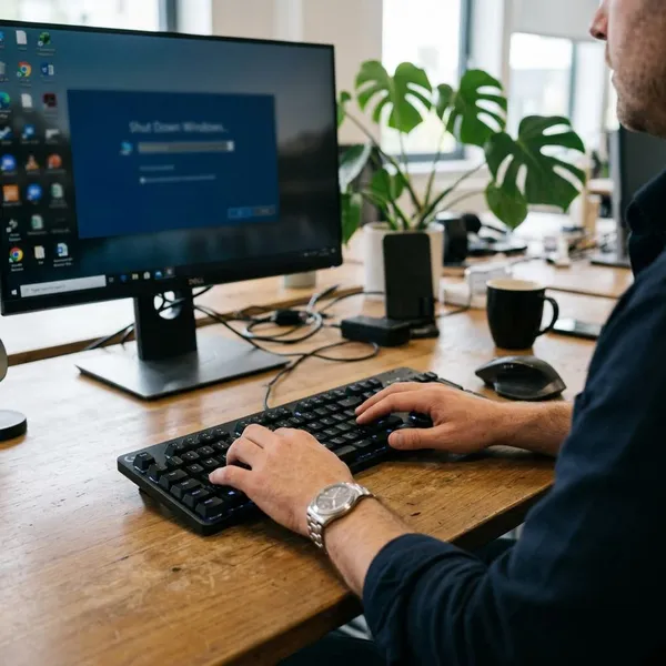 Otras formas de apagar el ordenador con teclado