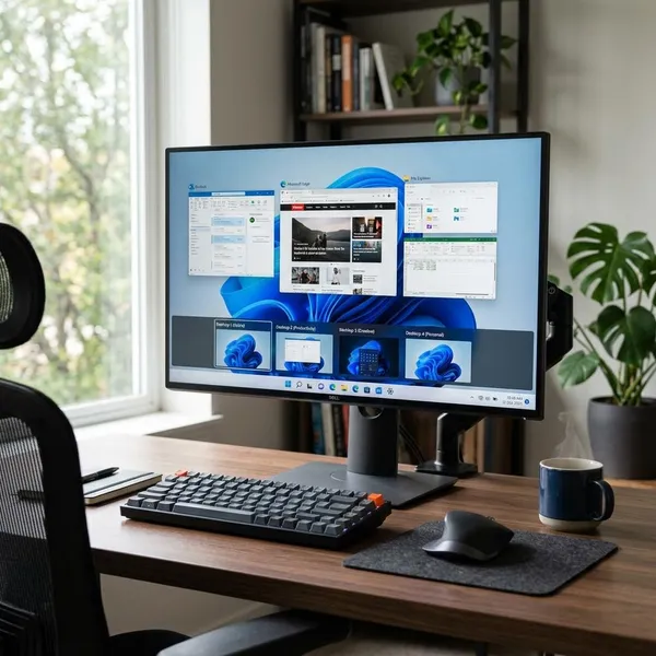 Cómo cambiar de escritorio en Windows 11