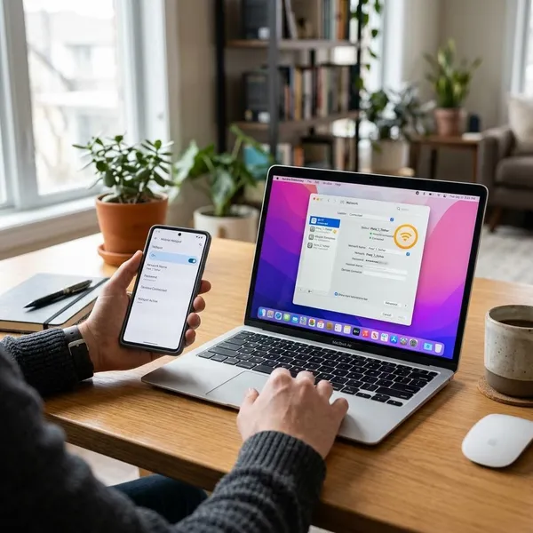 Cómo compartir datos por WiFi