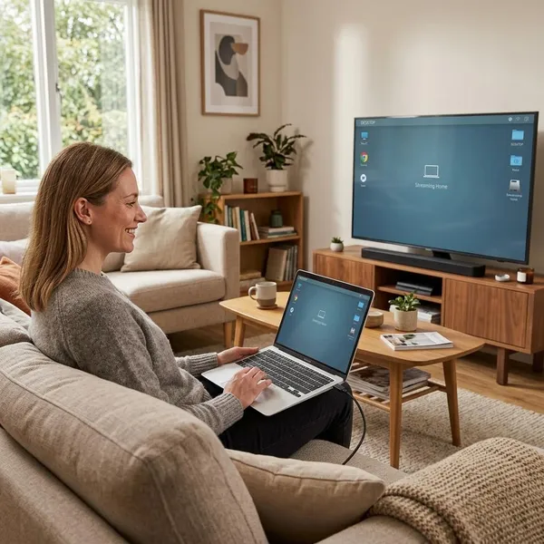 Cómo conectar el ordenador a la tele sin cable