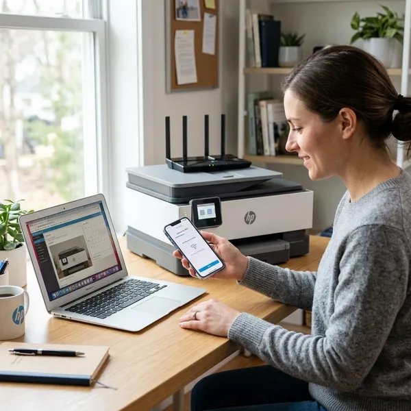 como conectar impresora hp al wifi
