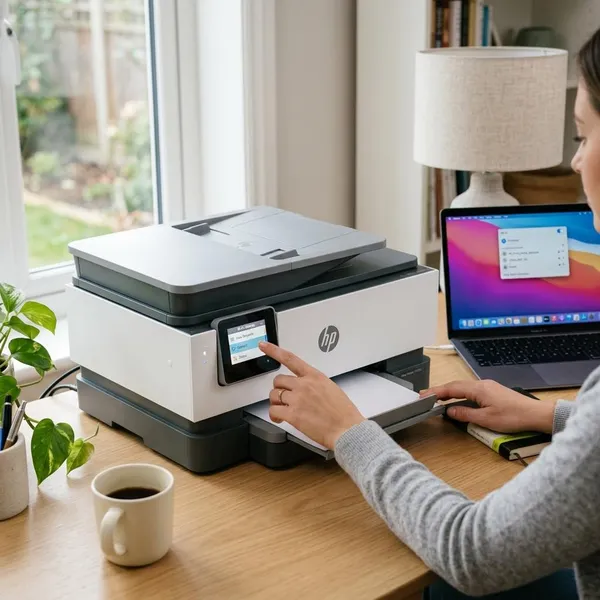 Cómo conectar una impresora HP sin pantalla