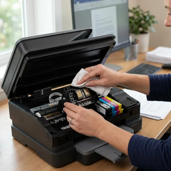 Cómo limpiar cabezales HP manualmente