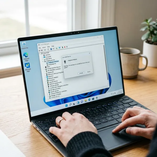 Cómo reinstalar el controlador de la webcam