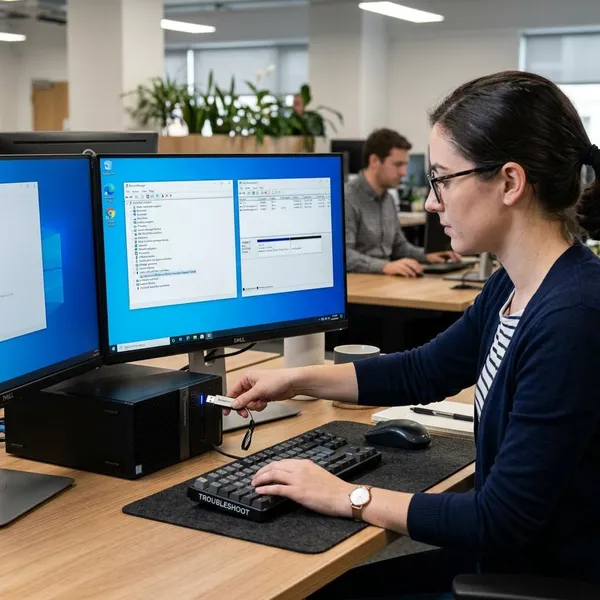 Soluciones de Windows para reconocer el USB