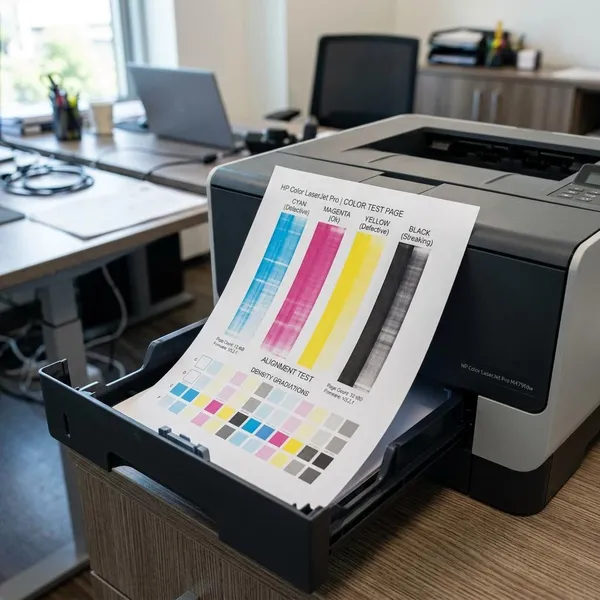 prueba de colores impresora